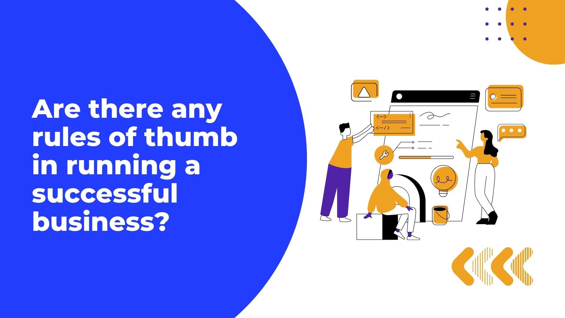 The Thumb Rules for Running a Successful Business
